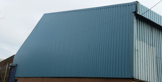 Manufacturing Plant, Yorkshire, Exterior Cladding