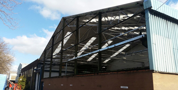 Manufacturing Plant, Yorkshire, Exterior Cladding