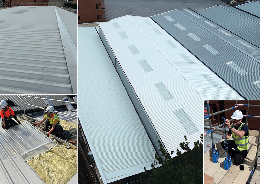Overlaying an Asbestos Cement Roof in Commercial unit, Harrogate