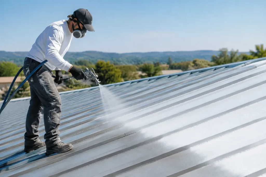 Metal Roof Spray Coating: When It Pays Off