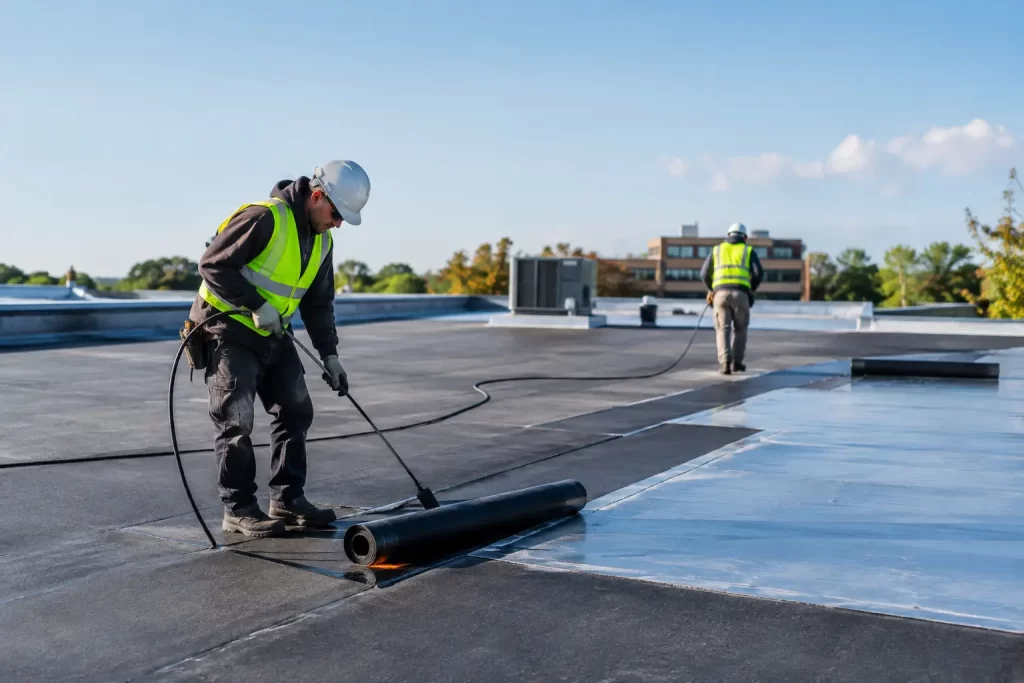 Occupied Building Reroofing Example for Live Sites