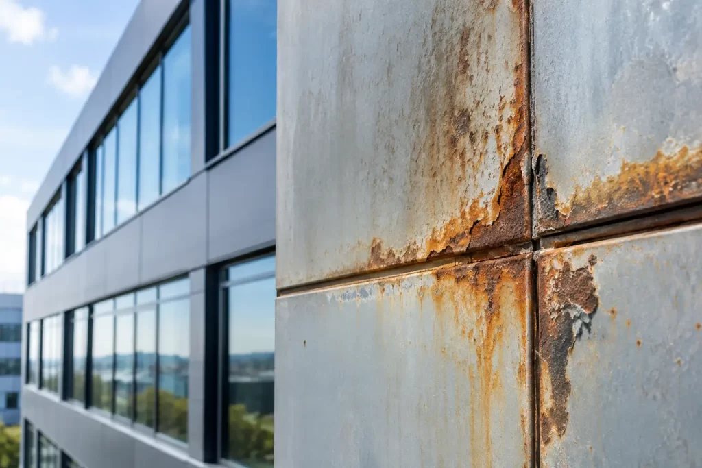 What Causes Cladding Corrosion on Commercial Sites?